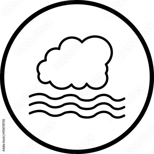 Foggy Line Icon Style