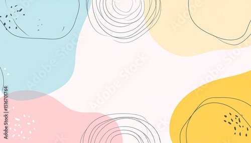 Creative minimalist hand painted Abstract art background with watercolor stain