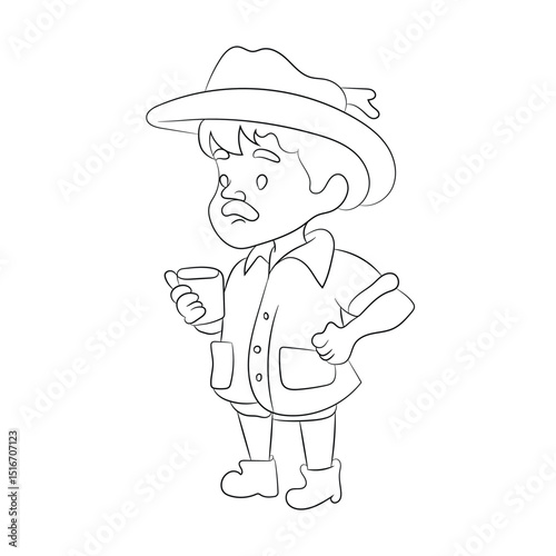 character face boy illustration