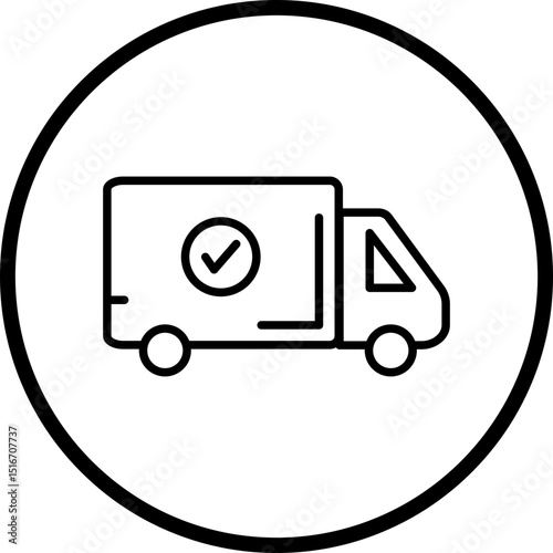 Delivery Line Icon Style