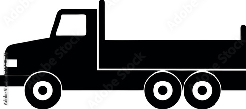 Truck silhouette vector illustration