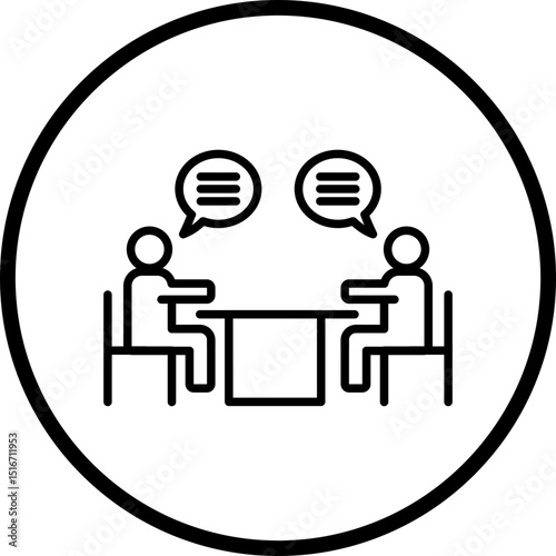 Consultation Line Icon Style