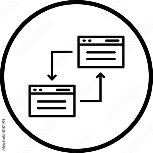 Pingback Line Icon Style