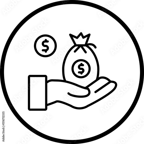 Loan Line Icon Style