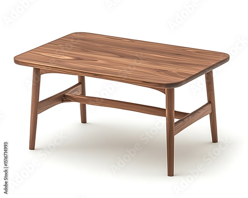 Wooden Coffee Table Studio Shot photo
