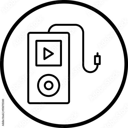 MusicPlayer Line Icon Style