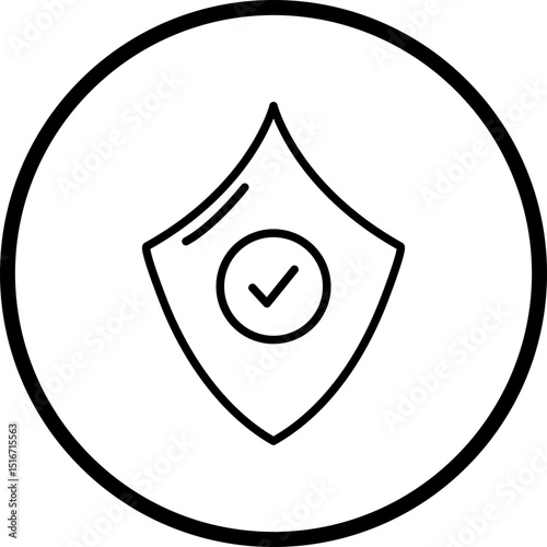Secure Line Icon Style