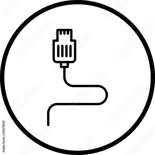Ethernet Line Icon Style