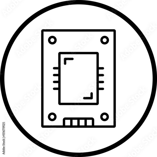 Ssd Line Icon Style