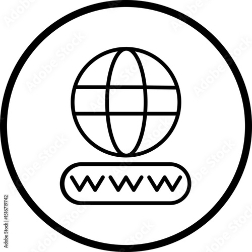 Website Line Icon Style
