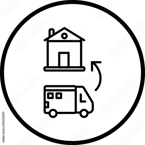  Distribution Line Icon Style