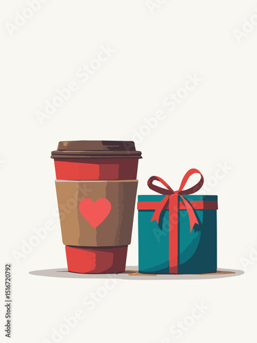 gift box with red ribbon