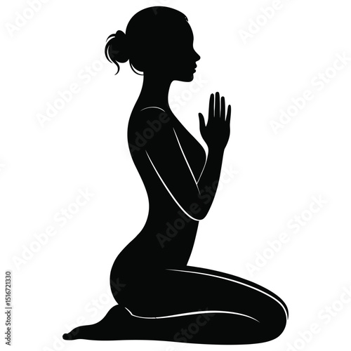 silhouette of pregnant woman