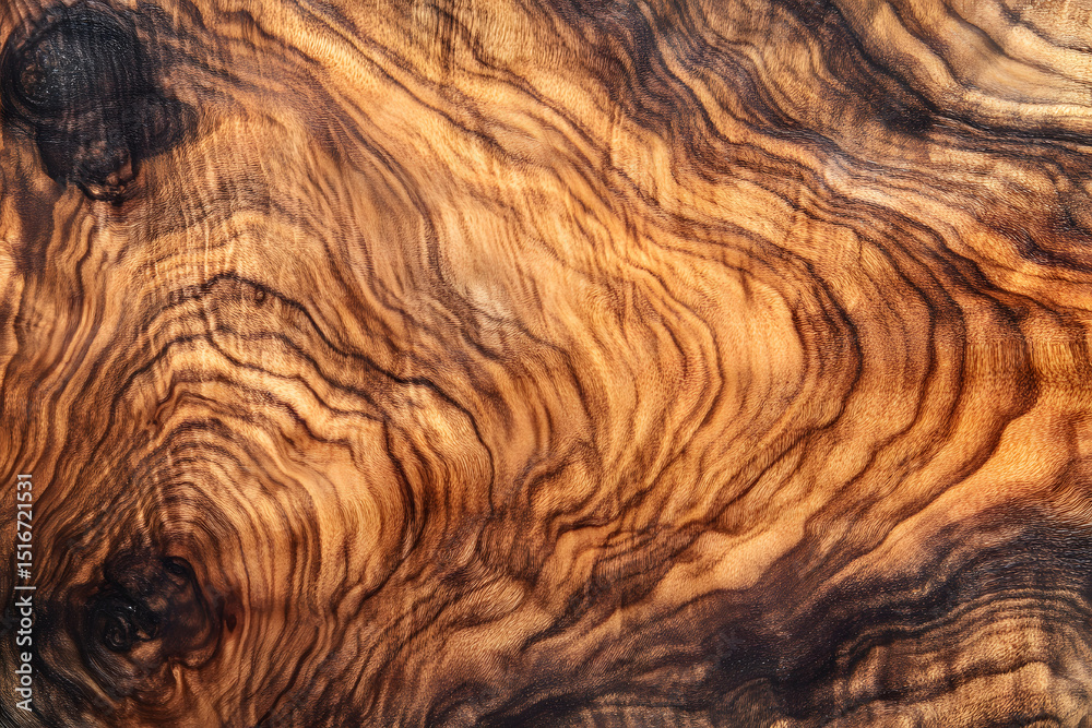 Fototapeta premium Old knotted wood grain pattern showing rich texture, creating a beautiful natural background