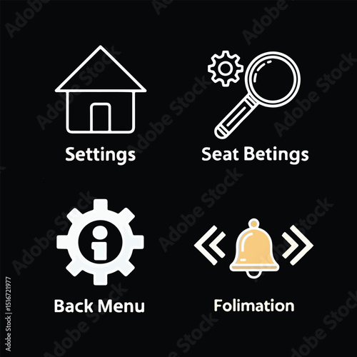 Real Estate Icon Set – Vector Symbols for Property, Home, Building, and Housing Market Concepts