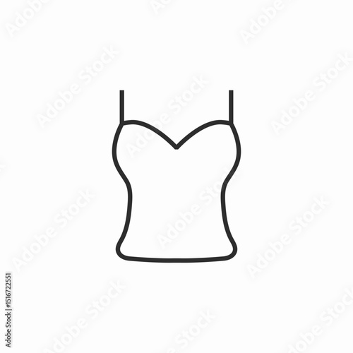 blouse female icon sign vector