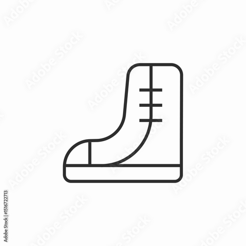 boots shoes icon sign vector