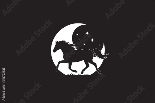 Halloween skull and black cat with insects in colorful cartoon vector style