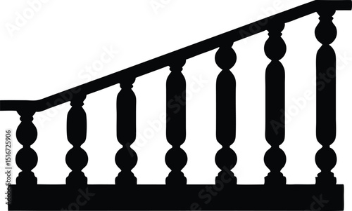  repeating balustrade black icon