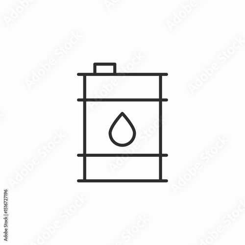 petrol barrel icon sign vector
