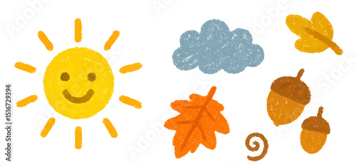Fall themed doodles showcasing fall essentials
