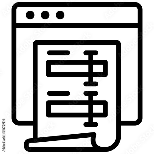 Form Field Outline Icon