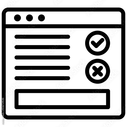 Input Box Outline Icon