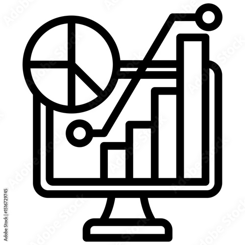 Data Analysis Outline Icon