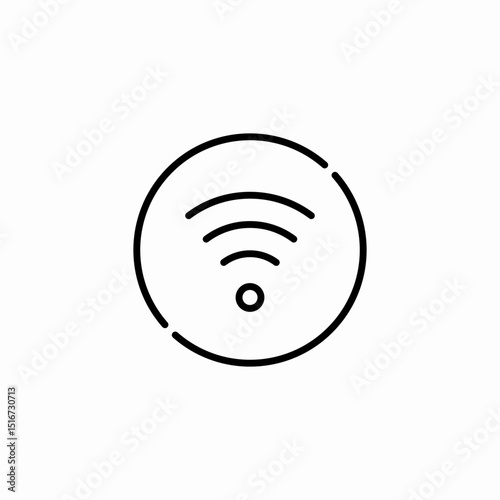 wifi signal icon sign vector