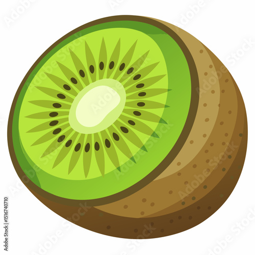 sliced kiwi on a plate