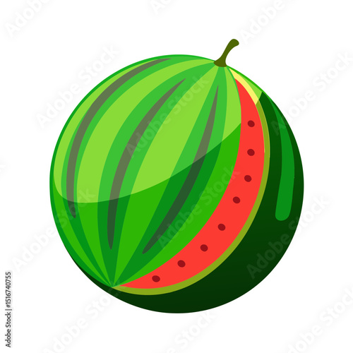 watermelon vector illustration