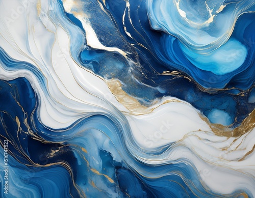 white and blue marble textured background abstract design texture ai