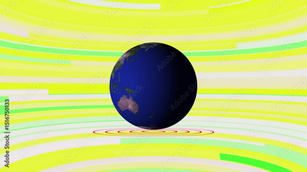 Digital world news background animation technology news background animation with earth map Abstract background. with diagonal purple and black color stripes and lines Loop ready  4k Video
