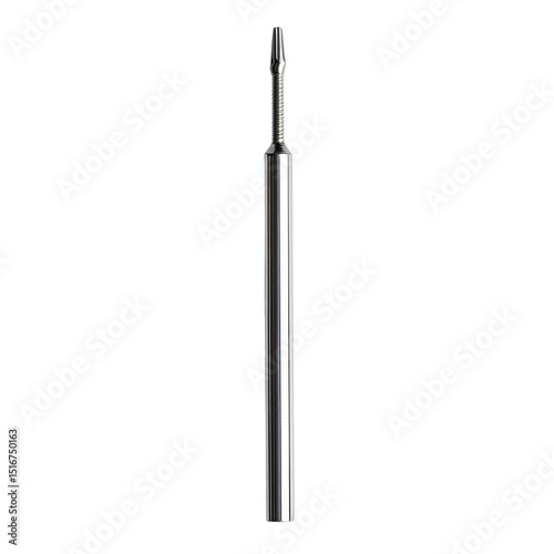 black plastic clamp isolated