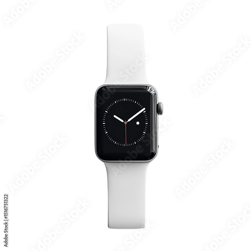 wristwatch isolated on white background