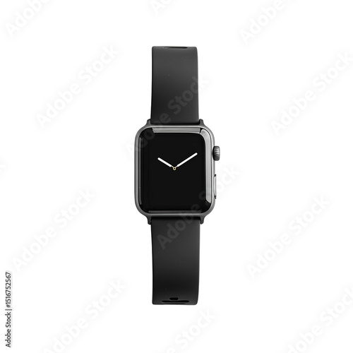 wristwatch isolated on white background