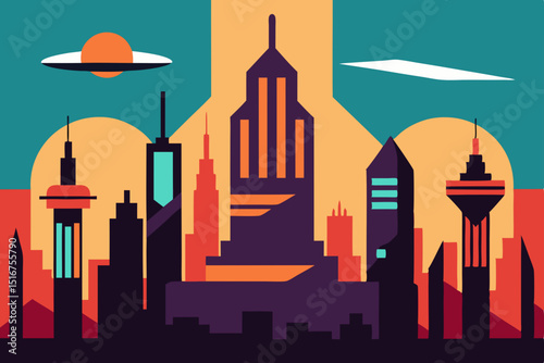 Taj Mahal Agra India vector illustration of city skyline landmark icon set