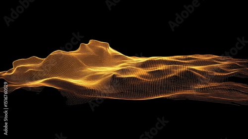 Abstract gold landscape (1)