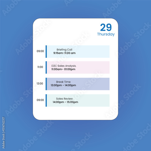 office work schedule