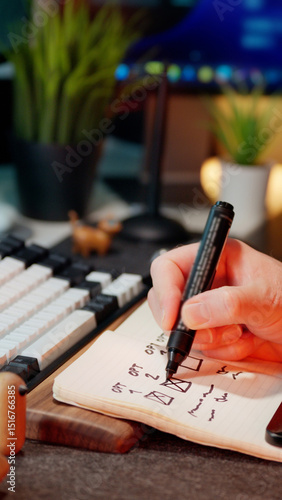 option marking choices on checklist X symbol home studio computer equipment