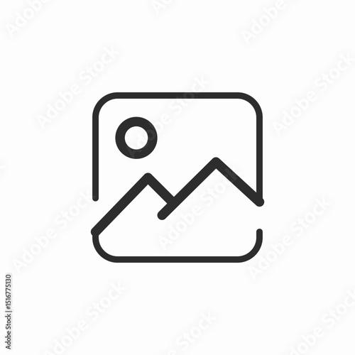 image gallery icon sign vector