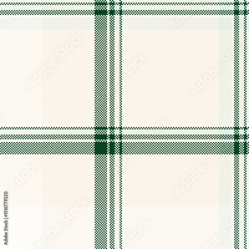 Retro plaid pixel design with green and tan hues. Great for backgrounds, web design, or vintageinspired projects. Adds a touch of classic warmth.