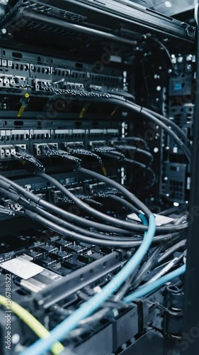 network hub and patch cables
