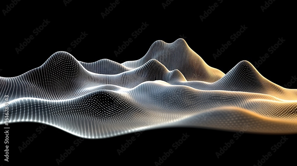 Obraz premium Abstract digital landscape (164)