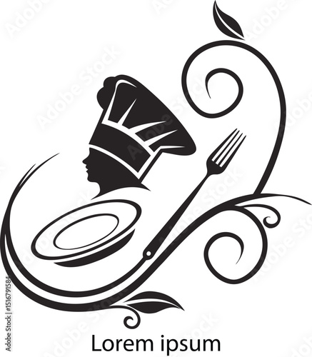 Creative Food Logo Design for Restaurant or Cafe