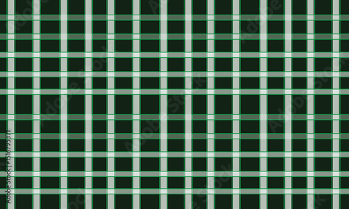 Plaid pattern, green, black, seamless pattern for textiles and design clothing, skirts, pants, aprons, tablecloths, blankets or decorative fabrics.