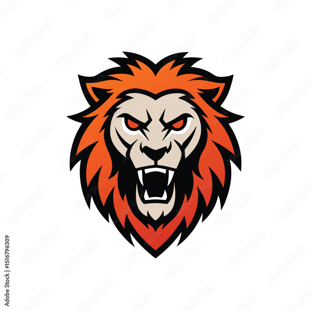 Tiger Vector art on white background