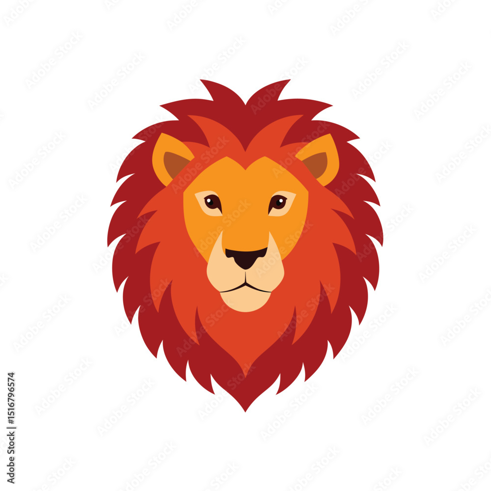 Obraz premium Tiger Vector art on white background