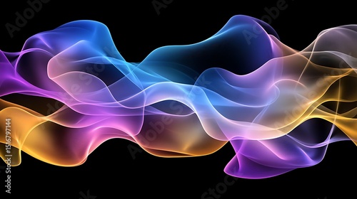Abstract flowing colors (1)