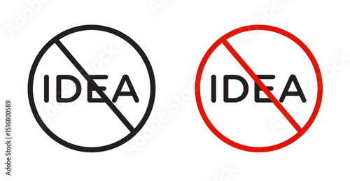 Free Download No Idea sign - GFXLoad